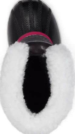 Sorel Kids Yoot Pac Nylon WaterProof lasten talvikenkä, pinkki/musta