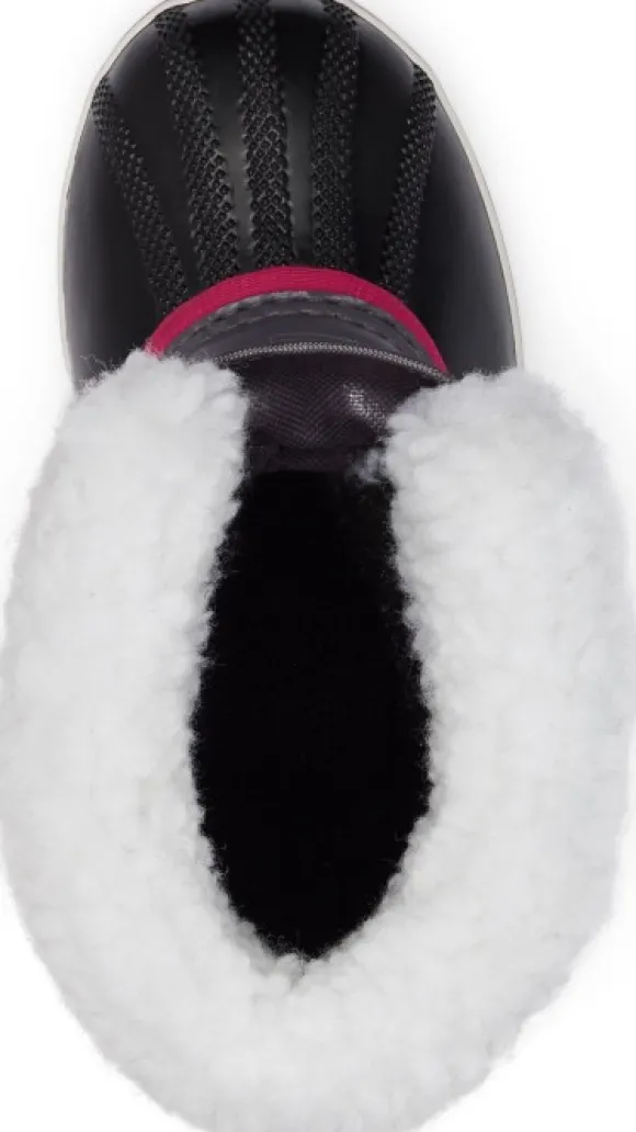 Sorel Kids Yoot Pac Nylon WaterProof lasten talvikenkä, pinkki/musta