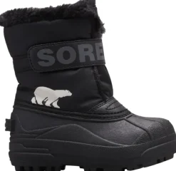 Sorel Snow Commander lasten talvisaappaat, Black/Charcoal