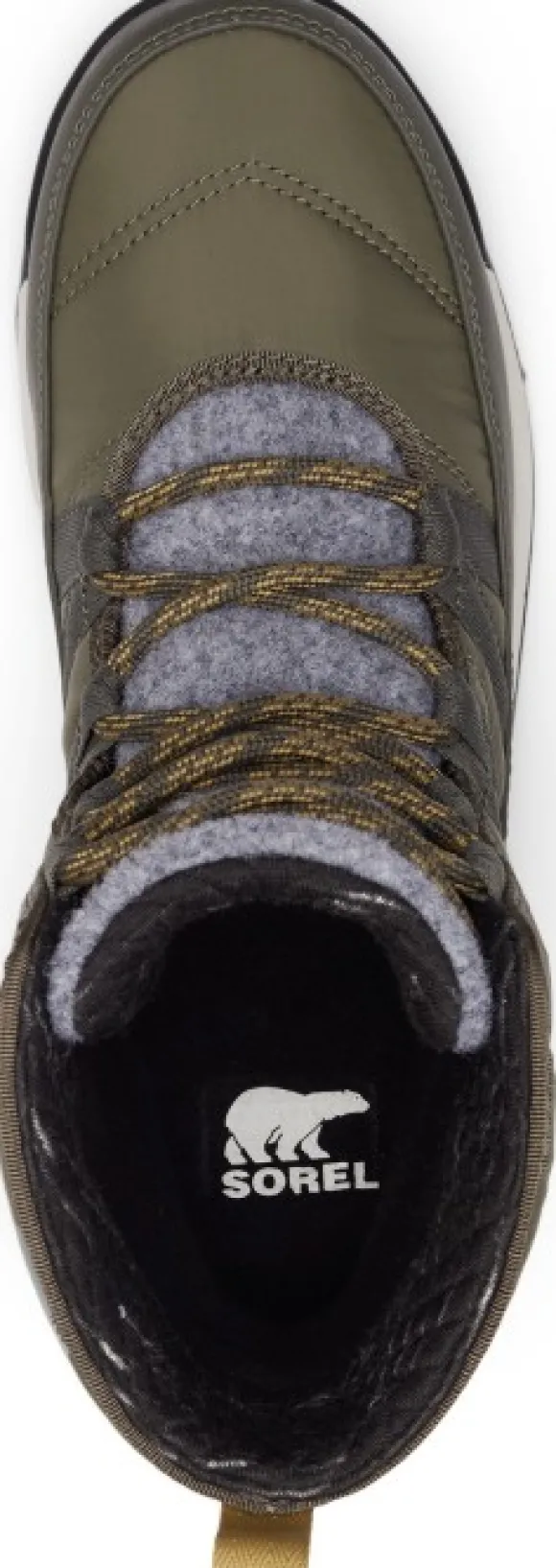 Sorel Whitney II Short Lace Waterproof naisten talvikengät, maastonvihreä