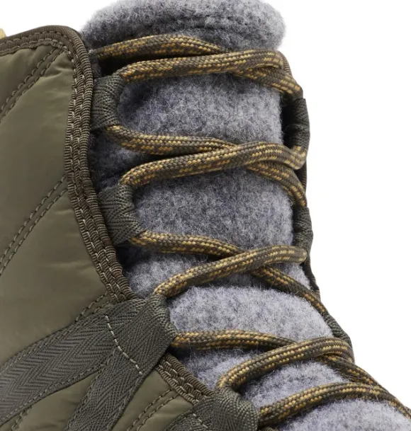 Sorel Whitney II Short Lace Waterproof naisten talvikengät, maastonvihreä