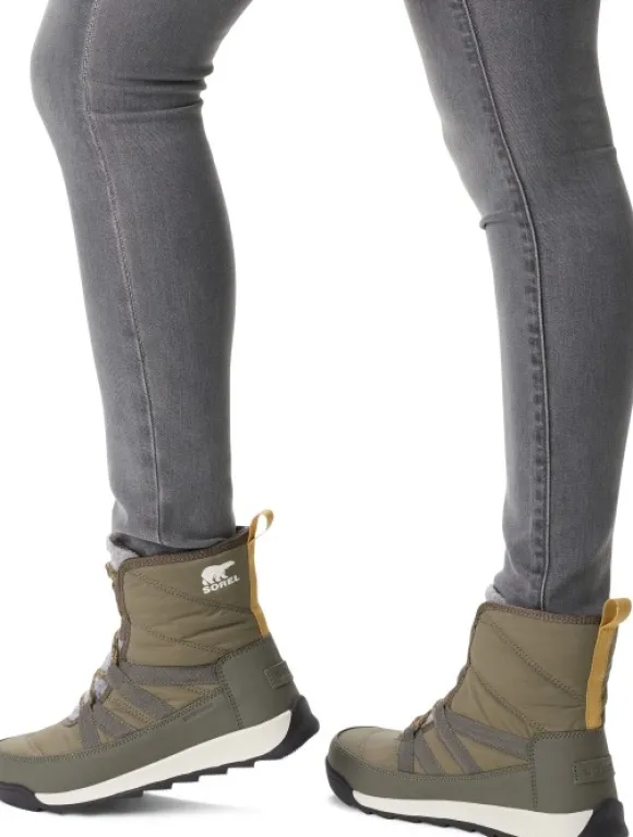 Sorel Whitney II Short Lace Waterproof naisten talvikengät, maastonvihreä
