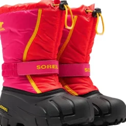 Sorel Youth Unisex Youth Flurry lasten talvikengät, punainen