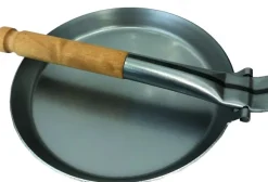 Stabilotherm-paistinpannu taittuvalla puukahvalla, 21 cm