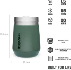 Stanley The Everyday Go Tumbler termosmuki, 0,29 L, harmaavihreä
