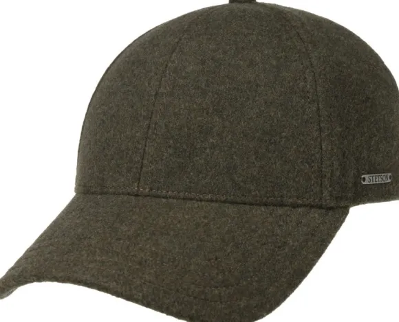 Stetson Baseball Cap Wool/ Cashmere EF läpällinen lippalakki, Moss