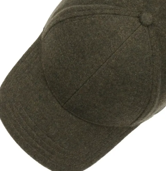 Stetson Baseball Cap Wool/ Cashmere EF läpällinen lippalakki, Moss