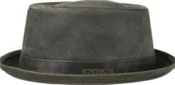 Stetson Pork Pie CO/PES hattu, ruskea