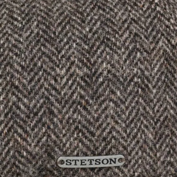 Stetson Texas Wool Herringbone lippalakki, Anthracite/Melange