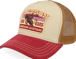 Stetson Trucker Cap Rodeo Wine/Beige