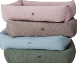 Swaggin Tails Mysig koiran peti, L, harmaa