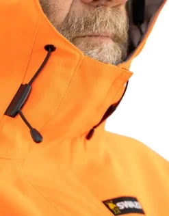 Swazi Huron Anorak anorakki, oranssi/musta