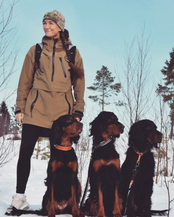 Swazi Kagoule anorakki metsästykseen, maastonvihreä