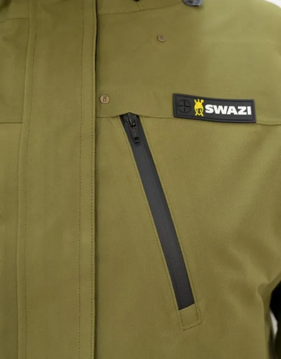 Swazi Kagoule anorakki metsästykseen, maastonvihreä