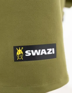 Swazi Kagoule anorakki metsästykseen, maastonvihreä