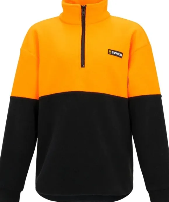 Swazi Kids Hi-Vis Bush Shirt lasten pusero, Blaze/Black