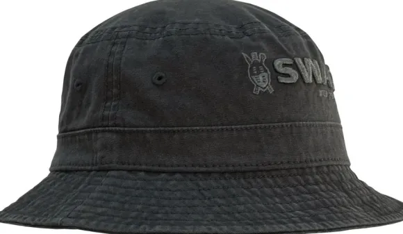 Swazi Swazi Bucket Hat hattu, Black