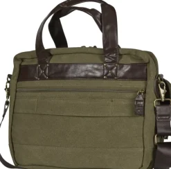Swedteam Crest Briefcase Bag tietokonelaukku, Ivy Green
