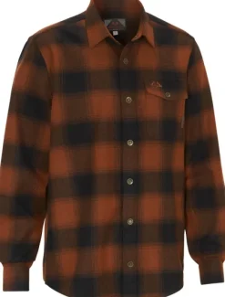 Swedteam Lynx Wool Shirt kauluspaita, Dark Orange
