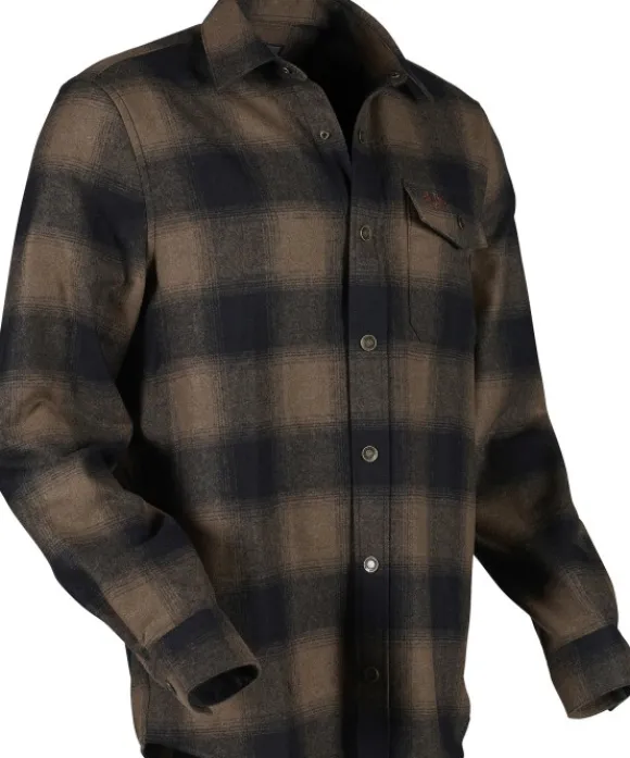 Swedteam Lynx Wool Shirt kauluspaita, Dark Sand