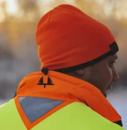 Swedteam Protect Reversible Beanie kääntöpipo, Orange Neon