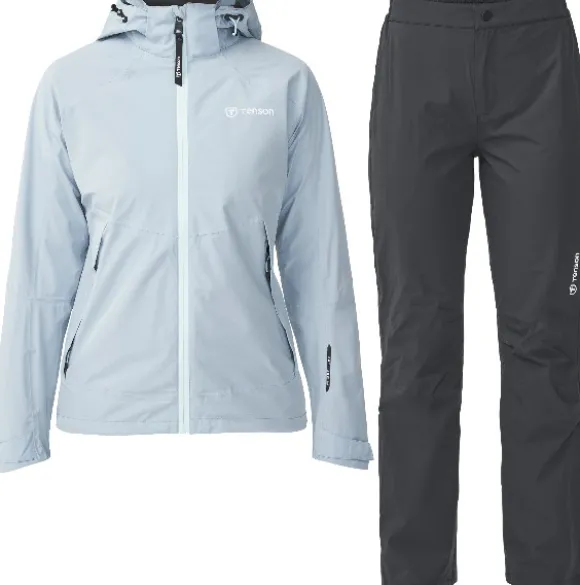 Tenson Hurricane XP Set naisten sadeasu, vaaleansininen/musta