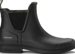 Tretorn Eva naisten matalat kumisaappaat, musta