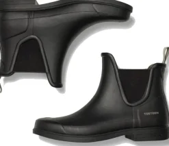 Tretorn Eva naisten matalat kumisaappaat, musta