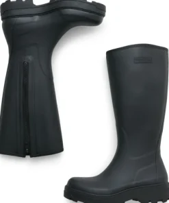 Tretorn Halla naisten korkea kumisaapas, musta