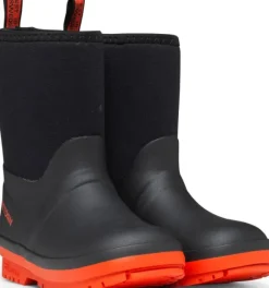 Tretorn Kuling Neoprene lasten vuorelliset saappaat, musta/oranssi