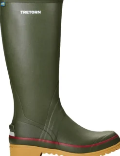 Tretorn Sarek 72 kumisaappaat, unisex, vihreä