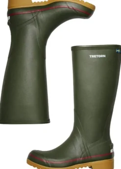 Tretorn Sarek 72 kumisaappaat, unisex, vihreä