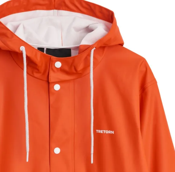 Tretorn Wings Rainjacket Unisex sadetakki, oranssinpunainen