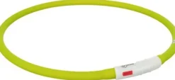 Trixie Flash Light Ring USB valopanta, XS - XL, vihreä