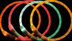 Trixie Flash Light Ring USB L-XL Orange