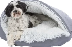 Trixie Harvey Igloo koiran luolapeti, Ø70 cm, harmaa/valkoinen