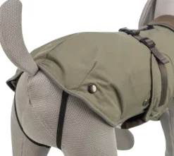 Trixie Hermy 2 in 1 Dachshund koiran takki, 28 cm, Olive Green