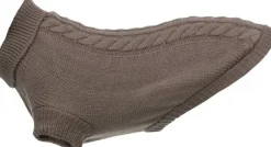 Trixie Kenton Pullover koiran villapaita, 55-60 cm, harmaanruskea