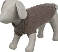 Trixie Kenton Pullover koiran villapaita, 55-60 cm, harmaanruskea