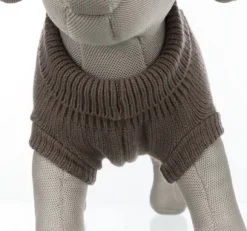 Trixie Kenton Pullover koiran villapaita, 55-60 cm, harmaanruskea