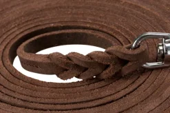 Trixie Rustic Nahkainen Jälkiliina 10 m/8 mm Tummanruskea