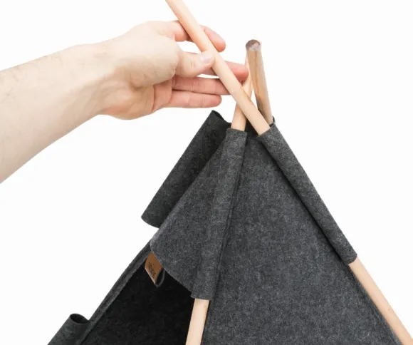 Trixie Tipi Igloo Filt Antracit