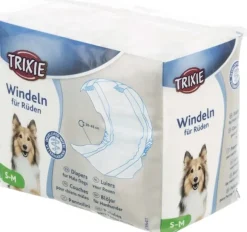 Trixie uroskoirien vaipat, S-M 30-46 cm, 12 kpl