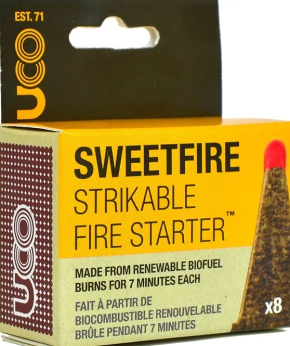 UCO SweetFire Strikeable Firestarter sytytyspalat/tulitikut, 8 kpl