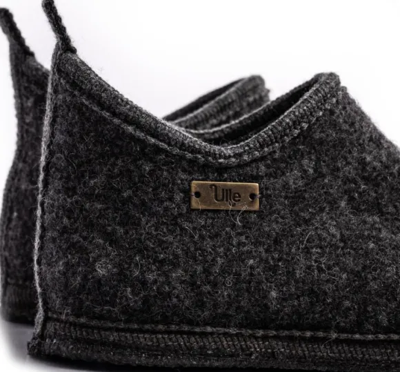 Ulle Original Cottage Unisex villatohvelit, tummanharmaa