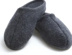 Ulle Original Ulltofflor villatohvelit, meleerattu musta