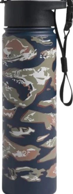 United by Blue Insulated Steel Bottle termospullo, 650 ml, Midnight Lakeside