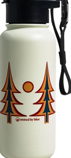 United by Blue Insulated Steel Bottle termospullo, 946 ml, Cream