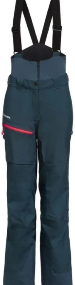 Vaude Back Bowl Pants IV naisten lasketteluhousut, tummansininen