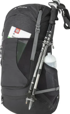 Vaude Brenta 44+6 -rinkka musta